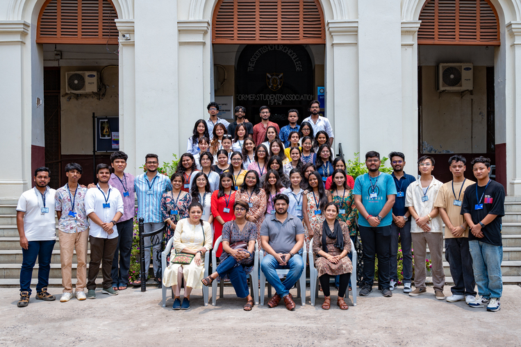 Group photos of the final year students (2025) with their teachers